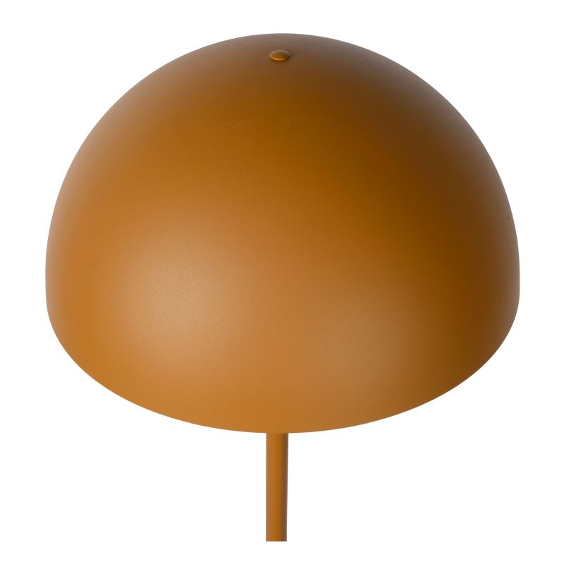 Lucide SIEMON - Stojacia lampa - Ø 35 cm - 1xE27 - Okrová žltá